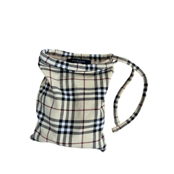 BURBERRY  KIDS BIKINI SIZE 6/7 with TRAVEL BAG BURBERRY PLAID - Picture 4 of 4